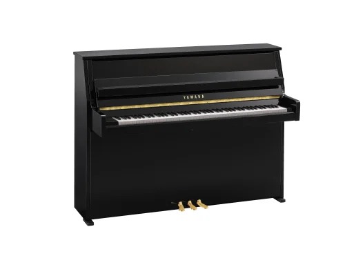 Gesamtansicht eines Yamaha B10 in schwarz poliert Messing