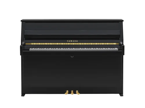 Vorderansicht eines Yamaha B10 in schwarz poliert Messing