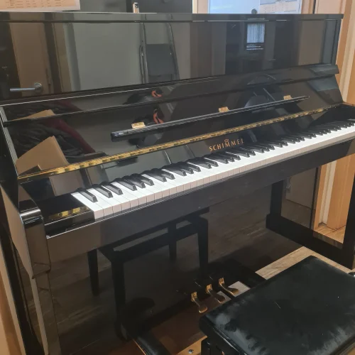   Gesamtansicht des Klaviers von links