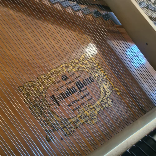 Resonanzboden mit Text Yamaha