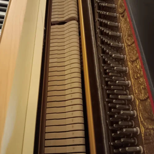 Innenansicht eines Seiler Klavier Mondial 116